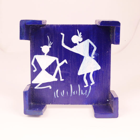 Fully Hand Crafted Tea Coaster | Blue